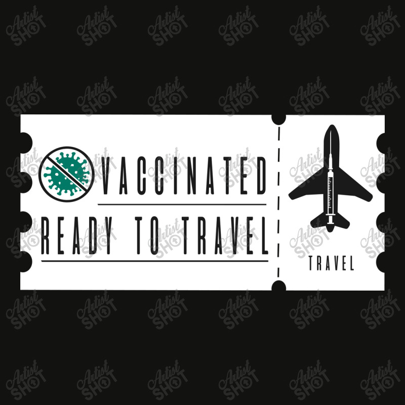 Vaccinated Ready To Travel Scorecard Crop Tee by Zero_art | Artistshot