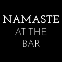 Namaste At The Bar Shirt T Shirt V-neck Tee | Artistshot