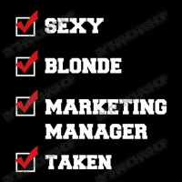 Sexy, Blonde, Marketing Manager, Taken Adjustable Cap | Artistshot