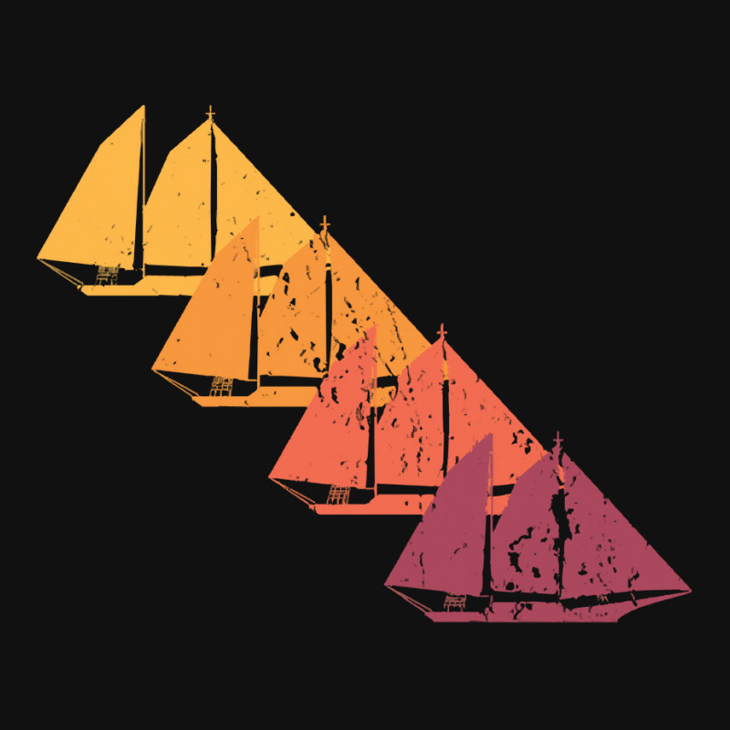 Sailing T  Shirt Sail Boat Retro T  Shirt Portrait Canvas Print | Artistshot