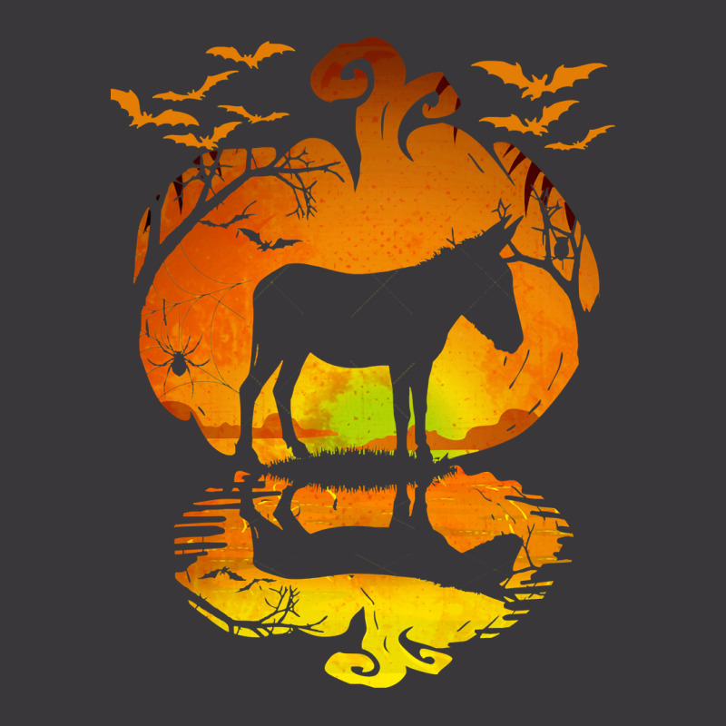 Donkey Donkey Silhouette Pumpkin Donkey Halloween Costume 510 Cattle Ladies Curvy T-Shirt by peafowl | Artistshot