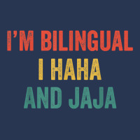 Im Bilingual I Haha And Jaja Funny Spanish Spanglish Teacher T Shirt Ladies Denim Jacket | Artistshot