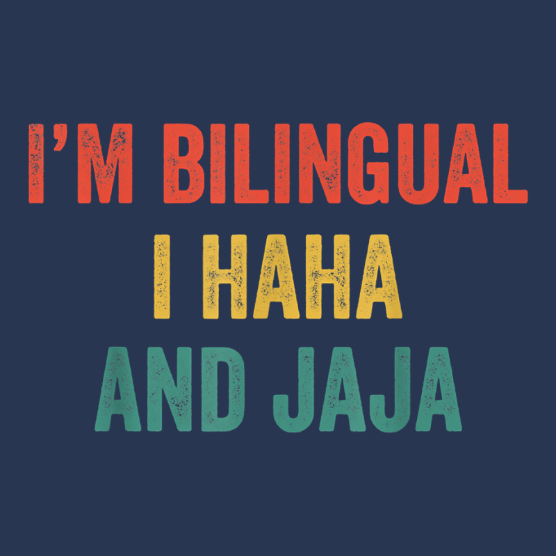 Im Bilingual I Haha And Jaja Funny Spanish Spanglish Teacher T Shirt Ladies Denim Jacket by tuckeynkriccijea | Artistshot