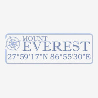 Mount Everest Gift Mt Everest Peak Location Map Coordinates T Shirt Adjustable Cap | Artistshot