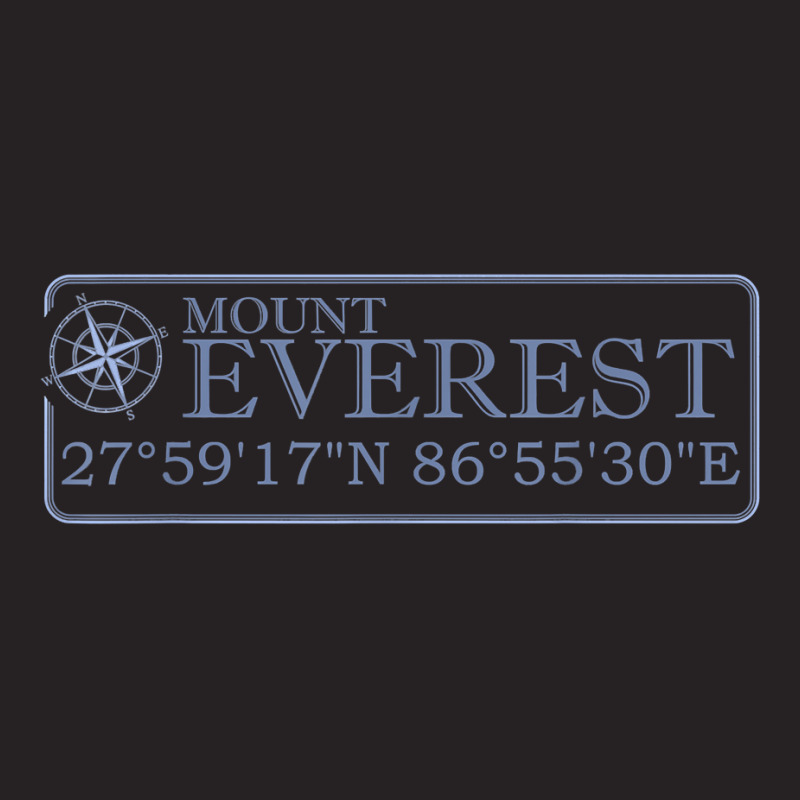 Mount Everest Gift Mt Everest Peak Location Map Coordinates T Shirt Vintage Cap by munceylsareiasjr | Artistshot