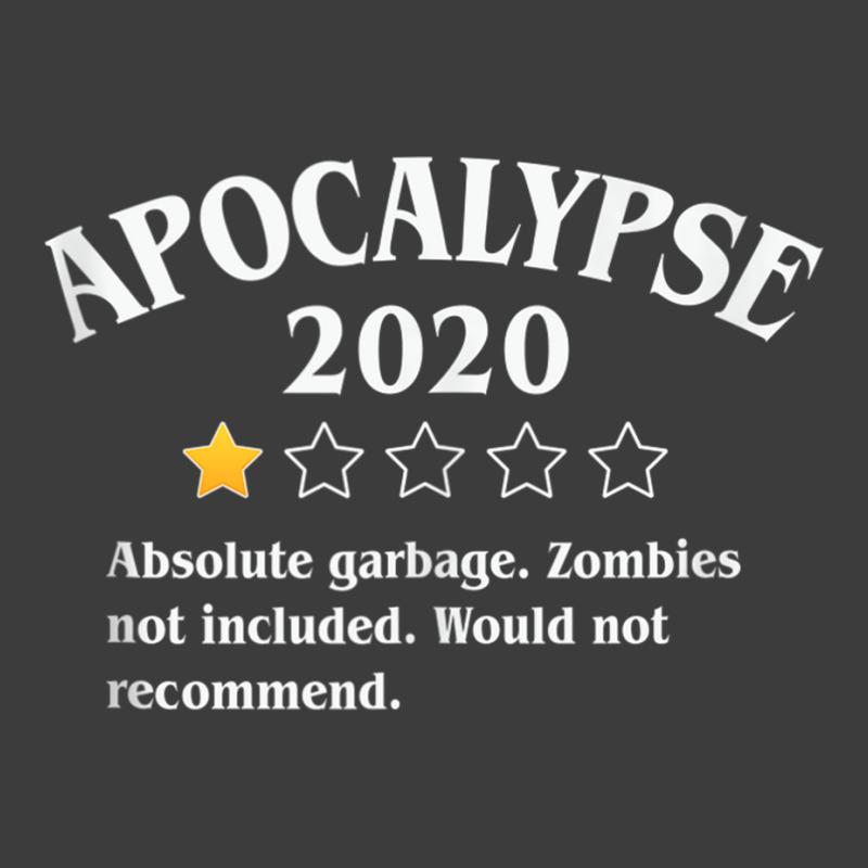 Apocalypse 2020 Review   Zombies Not Included 1 Star Rating Tank Top Men's Polo Shirt | Artistshot