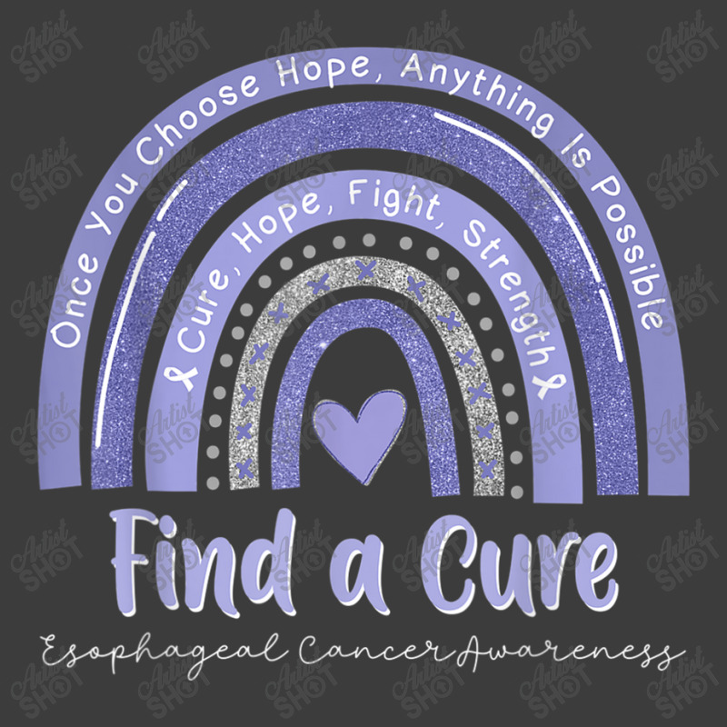 Rainbow Cure Hope Fight Strength Esophageal Cancer Awareness Men's Polo Shirt by LaytonDesign | Artistshot