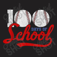 100th Day Baseball Teacher T-shirt | Artistshot