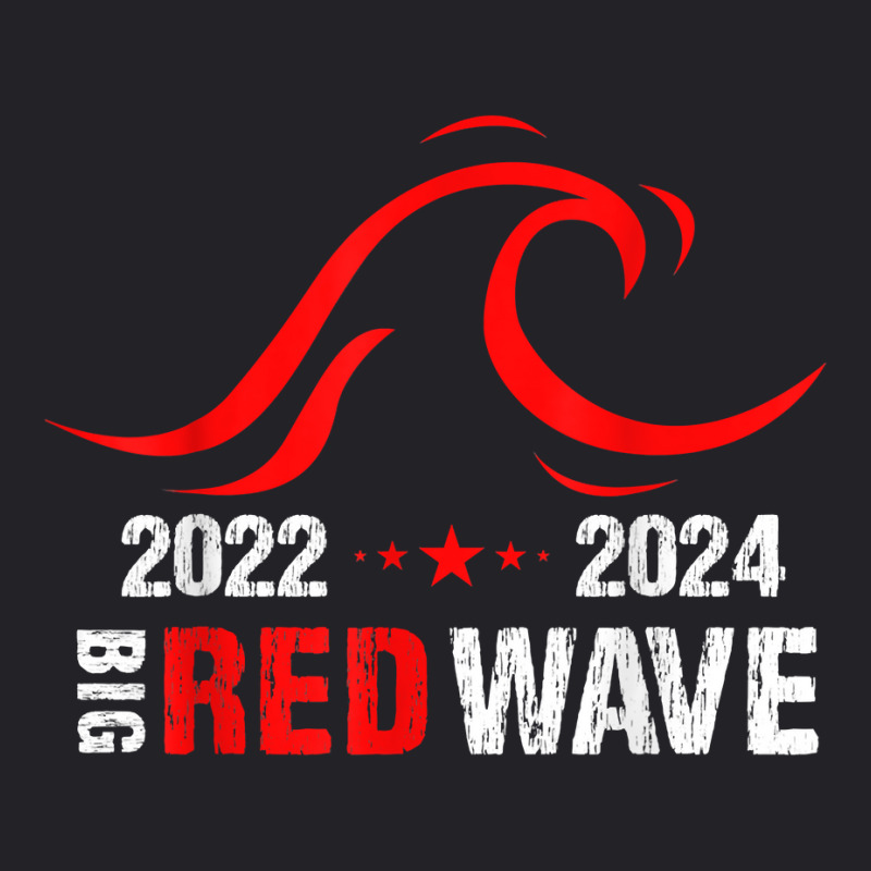 Big Red Wave 2022 2024 Republican Gop Election T Shirt Youth Tee By ...