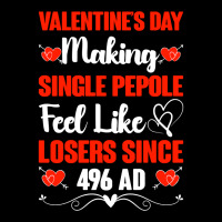 Valentine's Day Making Single People Feel Like Losers 496 Ad Pullover Youth Hoodie | Artistshot