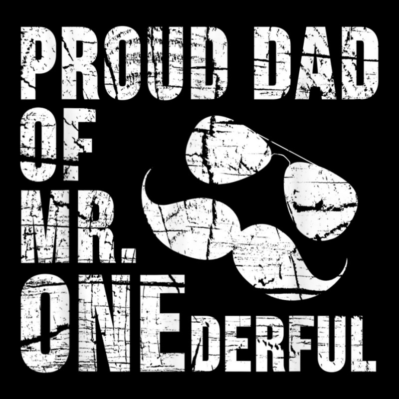 Mens Dad Of Mr. Onederful Wonderful Funny 1st Birthday Boy Mousepad By