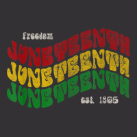 Juneteenth 1865 Black History Gifts Retro Vintage Wavy Text T Shirt Vintage Hoodie And Short Set | Artistshot