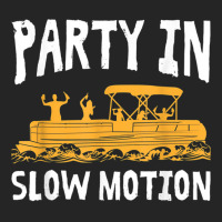 Party In Slow Motion   Pontoon Boat Captain Mens Lake T Shirt Unisex Hoodie | Artistshot