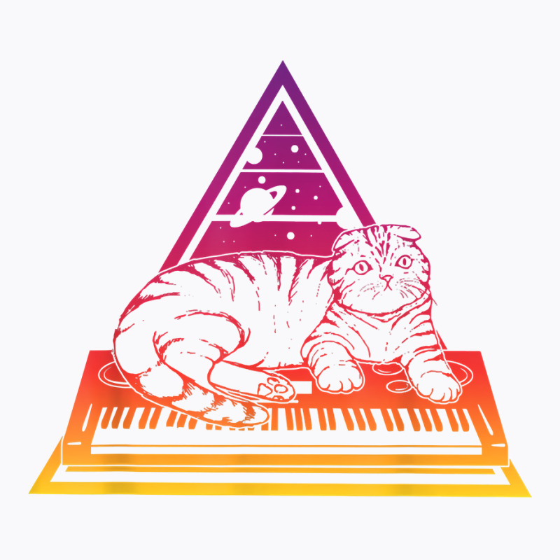 Synthesizer Cat Techno Synth Analog T Shirt T-shirt | Artistshot