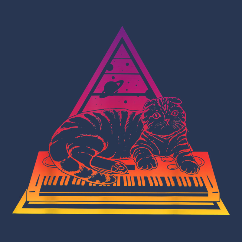 Synthesizer Cat Techno Synth Analog T Shirt Men Denim Jacket | Artistshot