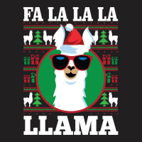 Fa La La Llama Ugly Christmas Long Sleeve Shirt T-shirt | Artistshot