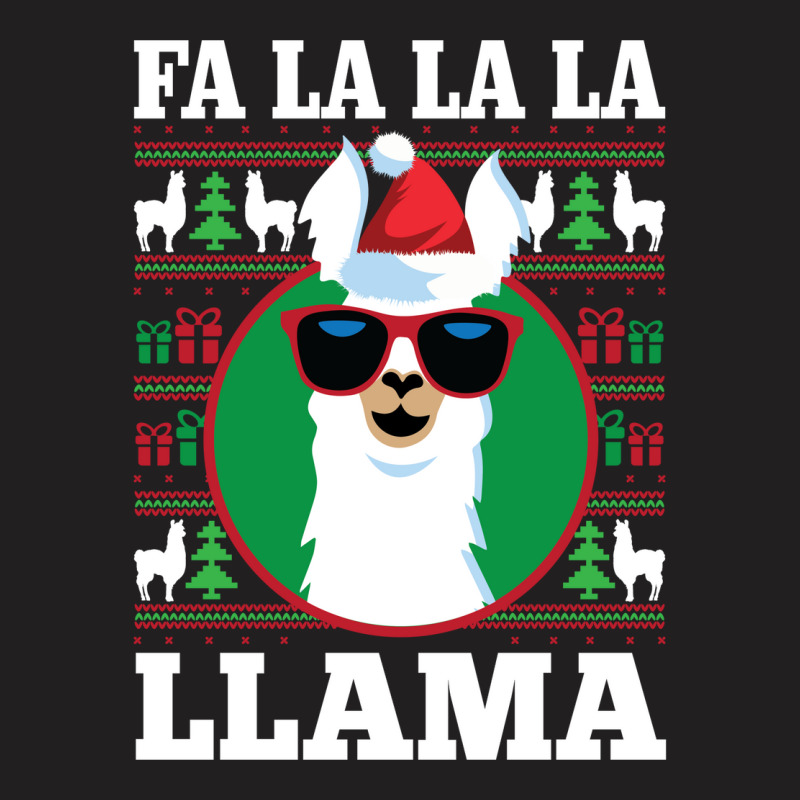 Fa La La Llama Ugly Christmas Long Sleeve Shirt T-shirt | Artistshot