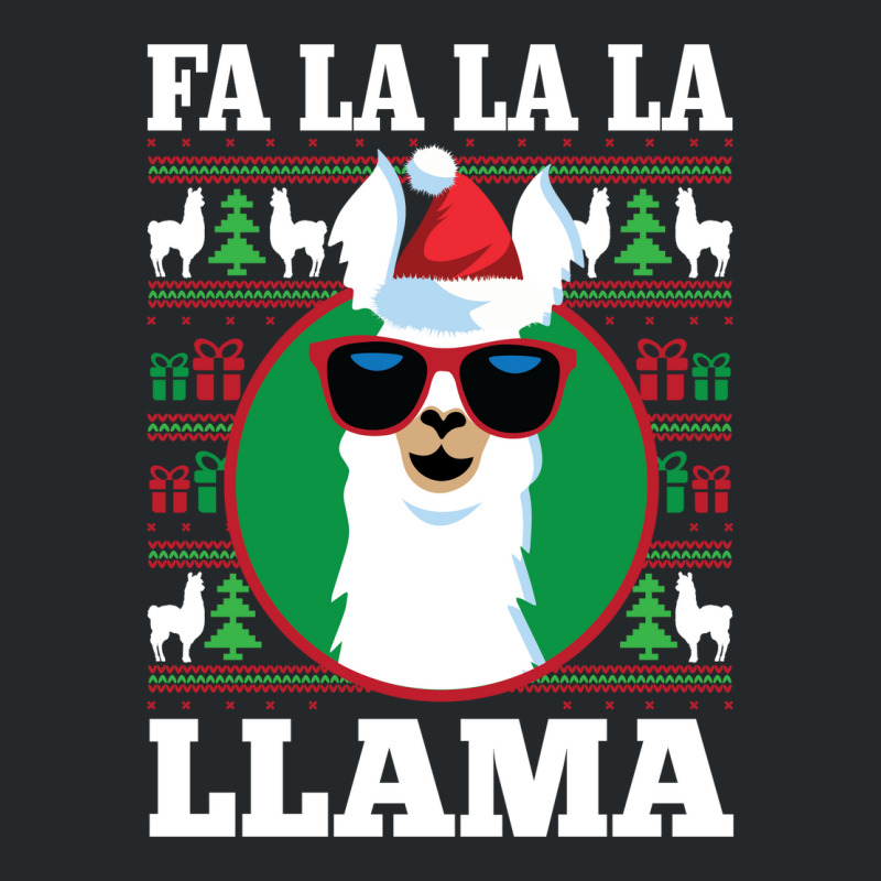 Fa La La Llama Ugly Christmas Long Sleeve Shirt Crewneck Sweatshirt | Artistshot