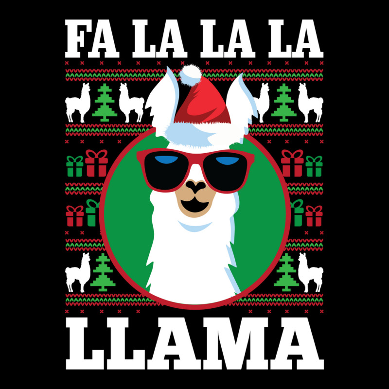 Fa La La Llama Ugly Christmas Long Sleeve Shirt Lightweight Hoodie | Artistshot