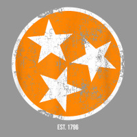 Tennessee Shirt State Flag Orange & White Vintage Est. 1796 Women's V-neck T-shirt | Artistshot