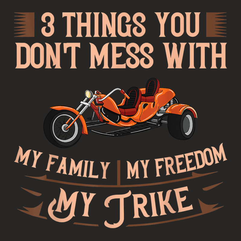 Trike Motorcycle Gift Three Wheeler Bike T Shirt Ladies Fitted T-Shirt by vorgasofaguiarb | Artistshot