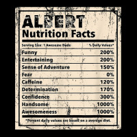 Albert Nutrition Facts Funny Name Humor Nickname T Shirt Cropped Hoodie | Artistshot