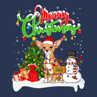 Chihuahua Xmas Lighting Matching Santa Chihuahua Dog Wearing Christmas Men Denim Jacket | Artistshot