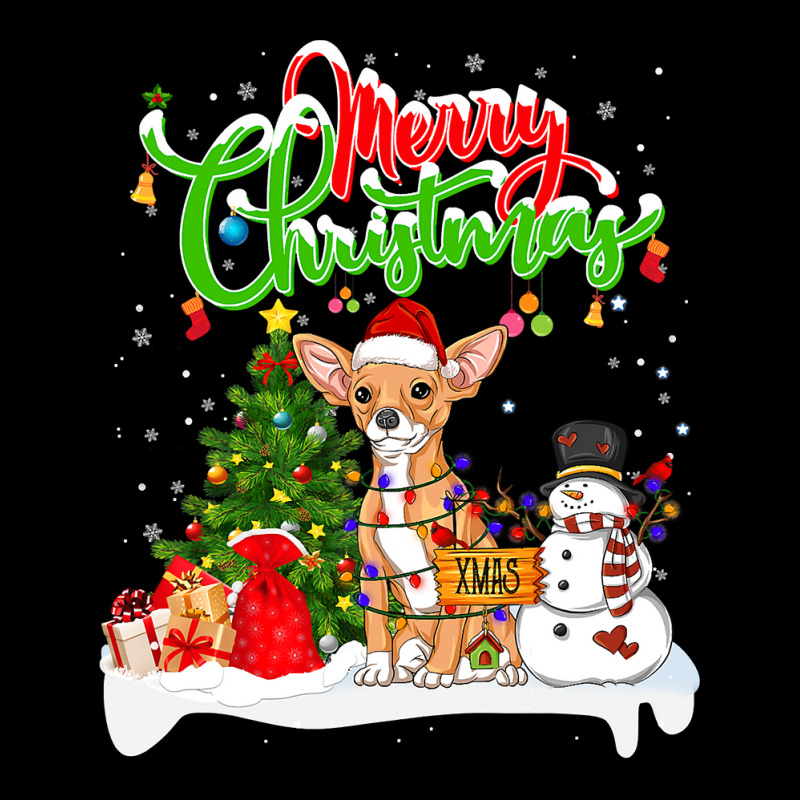 Chihuahua Xmas Lighting Matching Santa Chihuahua Dog Wearing Christmas Lightweight Hoodie by pester | Artistshot