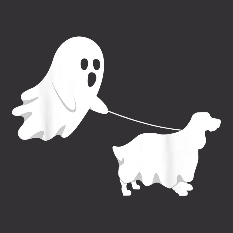 Ghost English Springer Spaniel Funny Boo Halloween Costume T Shirt Vintage Short | Artistshot