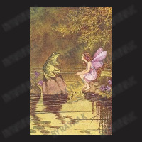 Flower Fairy Talking To A Toad Sticker T-shirt | Artistshot