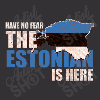 Have No Fear Estonian Is Here Distressed Vintage Hoodie | Artistshot