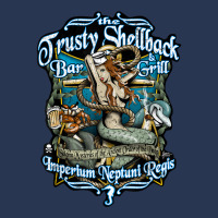 Trusty Shellback Bar And Grill Equator Crossing Nautical Art T Shirt Ladies Denim Jacket | Artistshot