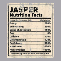 Jasper Nutrition Facts Funny Name Humor Nickname T Shirt Youth 3/4 Sleeve | Artistshot