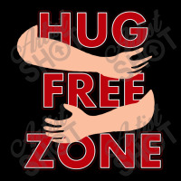 Hug Free Zone   Social Distancing Funny Adjustable Cap | Artistshot