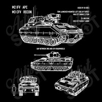 M2 Bradley Ifv M3 Cfv Us Army Recon Blueprint Portrait Canvas Print | Artistshot