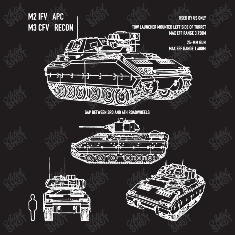 M2 Bradley Ifv M3 Cfv Us Army Recon Blueprint Waist Apron by naeshastores | Artistshot