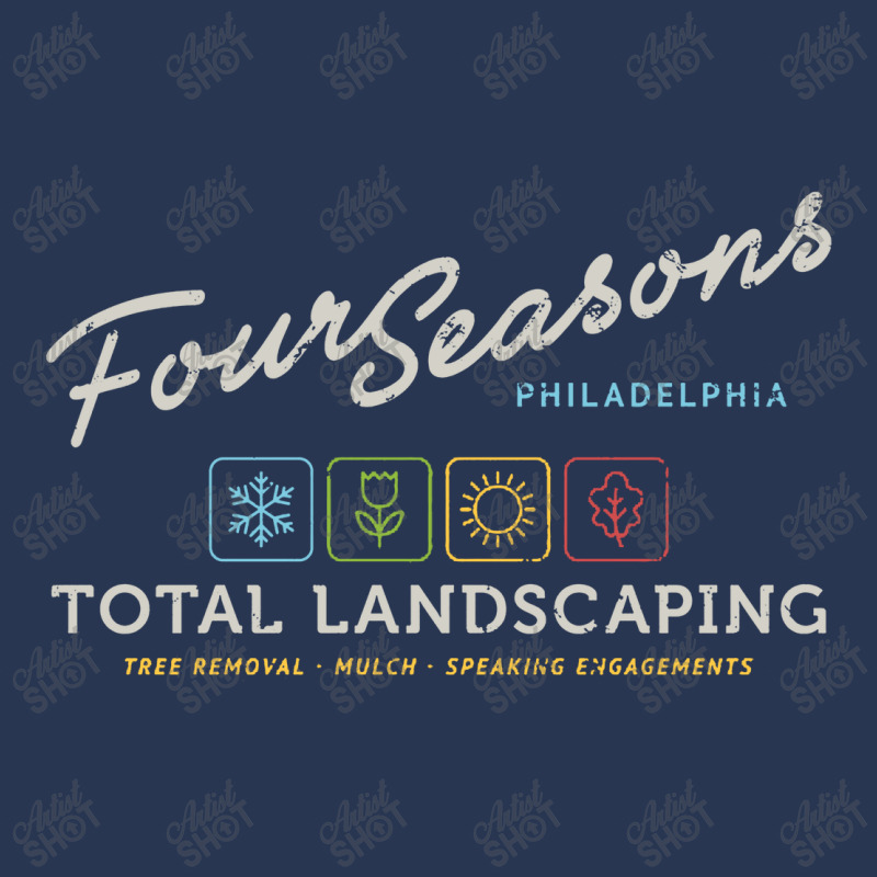 Four Seasons Total Landscaping Men Denim Jacket by hotcoffeepdc | Artistshot