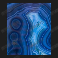 Deep Blue Lagoon Agate Canvas Classic T-shirt | Artistshot