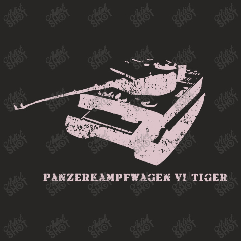 Panzer Vi Tiger I German Army Tank Silhouette Ladies Fitted T-Shirt by naeshastores | Artistshot