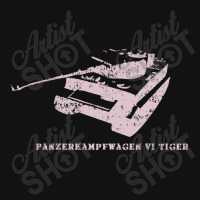 Panzer Vi Tiger I German Army Tank Silhouette Scorecard Crop Tee | Artistshot