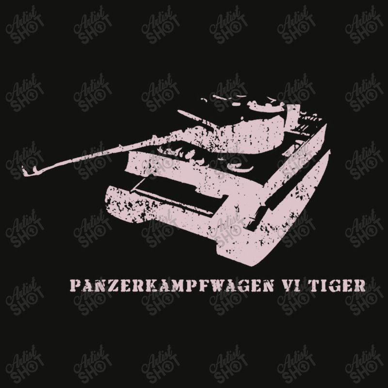 Panzer Vi Tiger I German Army Tank Silhouette Scorecard Crop Tee by naeshastores | Artistshot