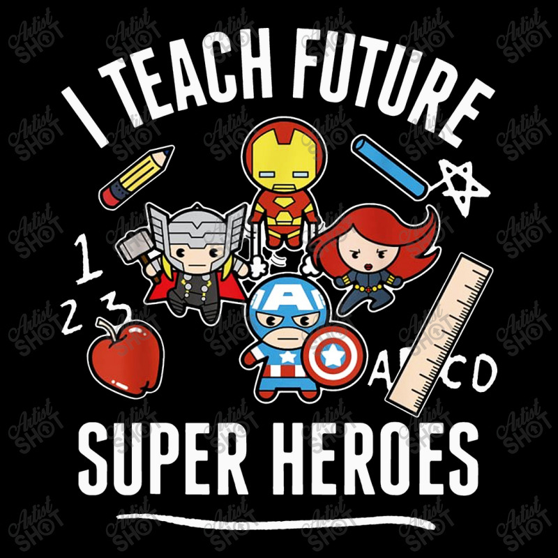 Super Heroes I Teach Future Youth Zipper Hoodie by AllStar | Artistshot