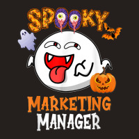 Boo Halloween Costume Spooky Marketing Manager T Shirt Tank Top | Artistshot