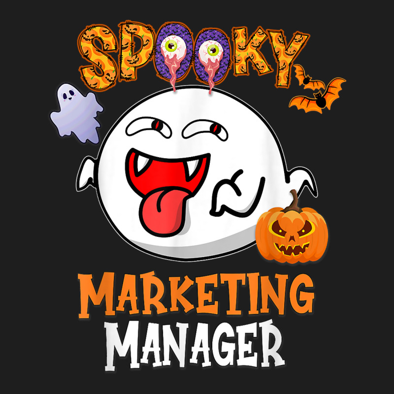 Boo Halloween Costume Spooky Marketing Manager T Shirt Classic T-shirt by dubrayhecallezhd | Artistshot