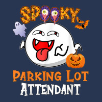 Boo Halloween Costume Spooky Parking Lot Attendant T Shirt Ladies Denim Jacket | Artistshot