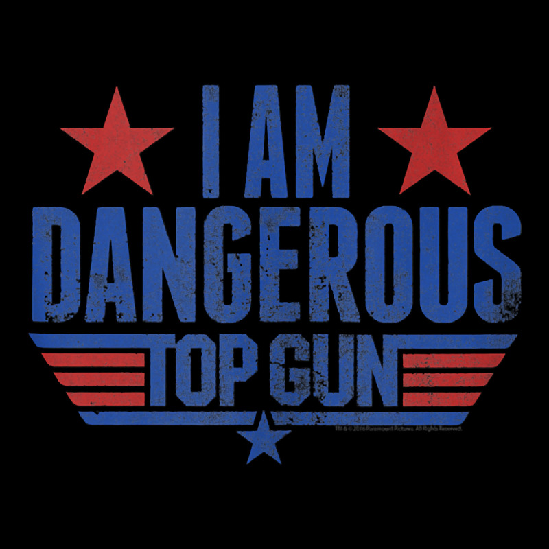 Top Gun I Am Dangerous Tank Top Kids Cap | Artistshot