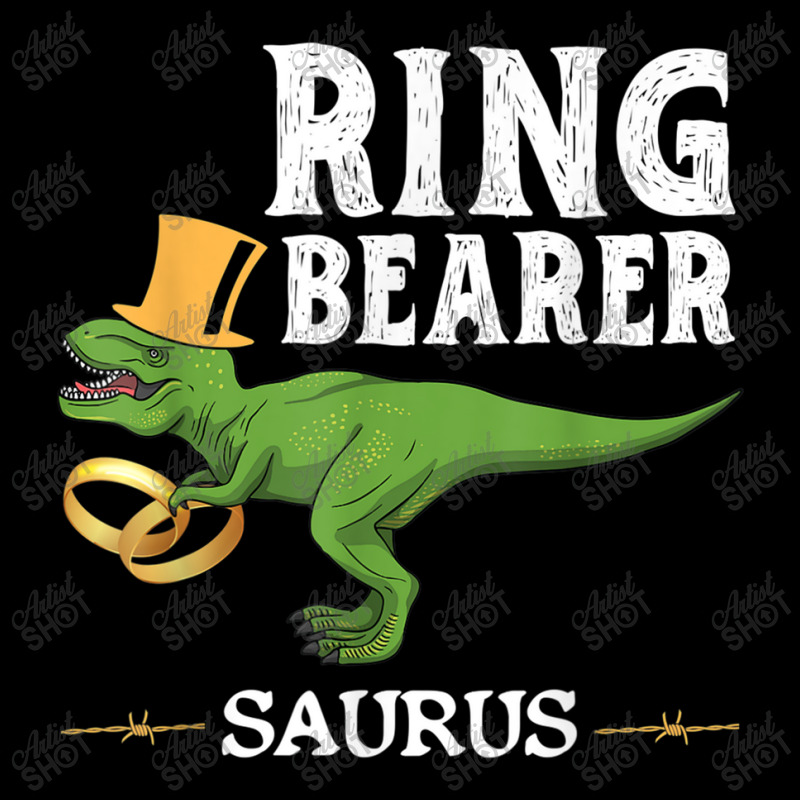 Trex Dinosaur Wedding Party - Ring Bearer Saurus Funny Men V-neck Tee | Artistshot