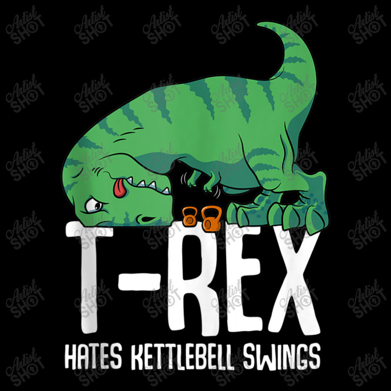 T-rex Hates Kettlebell Gym Short Arms Dino Lover Funny Trex For Mens W Men's 3/4 Sleeve Pajama Set | Artistshot