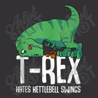 T-rex Hates Kettlebell Gym Short Arms Dino Lover Funny Trex For Mens W Vintage Hoodie | Artistshot