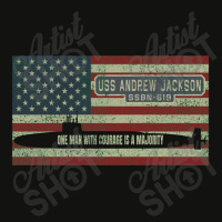 Uss Andrew Jackson Ssbn 619 Nuclear Ballistic Missile Submarine Scorecard Crop Tee | Artistshot